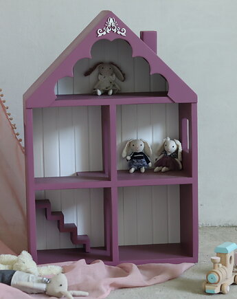 Domek dla lalek  śliwka, OSOBY - Prezent dla 3 latka