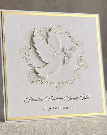Zaproszenia na Komunię, wzór 71, Anna Art and Crafts