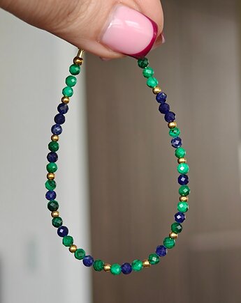 Bransoletka malachit sodalit, NESSING handmade