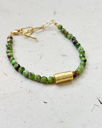 Bransoletka Rubin z Zoisytem, Chmolowska Jewellery