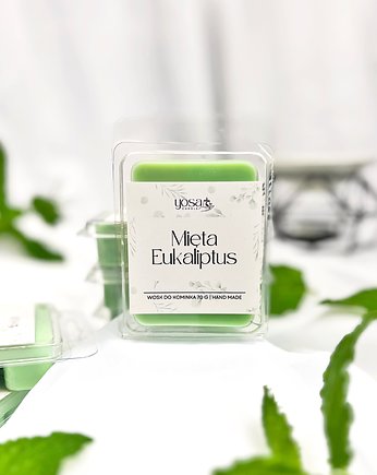 Wosk sojowy do kominka Mięta Eukaliptus 70 g, Yosa Candle