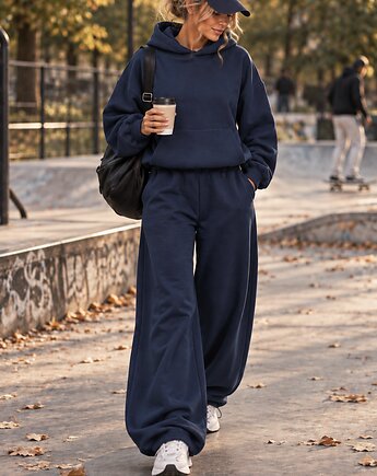 Dres Hoodie + Baggy 2W1 NAVY BLUE, SOREXWEAR