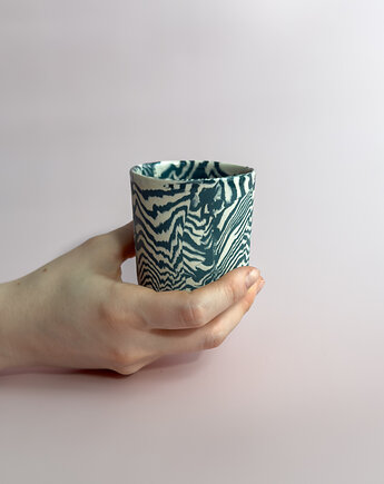 Czarka / kubek nerikomi psychodeliczny, mezkla studio