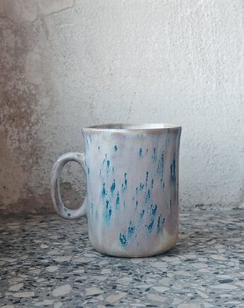 Kubek różowo - niebieski, MOM S HANDMADE