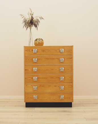 Duńska komoda sosnowa z szufladami, lata 70., Przetwory design