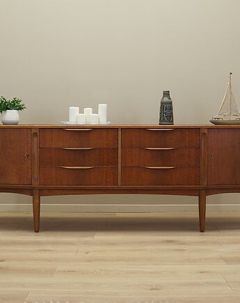 Sideboard orzech włoski, duński design, lata 60, produkcja: Dania, Przetwory design