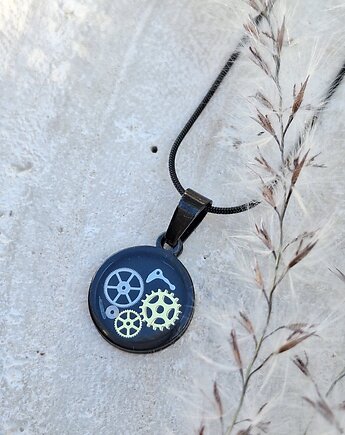 Naszyjnik z kolekcji Steam Punk, Slow Jewelry