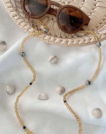 Łańcuszek do okularów  ZŁOTY I NIESKROMNY, NOMAD