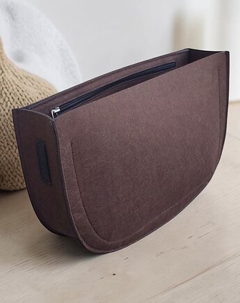 Organizer do torebki z zaokrąglonym dnem - Brązowy, Beltrani