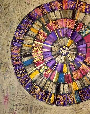 Mandala 28 - rysunek B2 unikat, Katarzyna Radzka