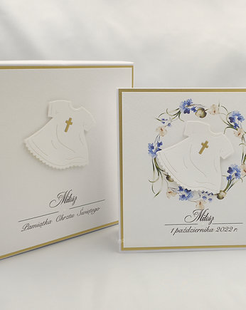 Kartka na chrzest z pudełkiem i kopertą C 31C, Anna Art and Crafts