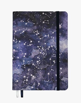 Night Sky - notatnik B5, bullet journal, planer w kropki, Devangari Art