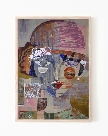 Plakat Dama z perłą, Gabriela Krawczyk