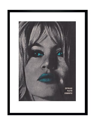 Plakat Oprawione zdjęcie prasowe Brigitte Bardot "Zrywając płatki stokrotce",..., RiskyWalls