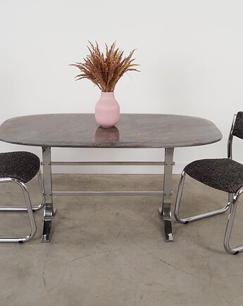 Stół kamienny, duński design, lata 80, produkcja: Dania, Przetwory design