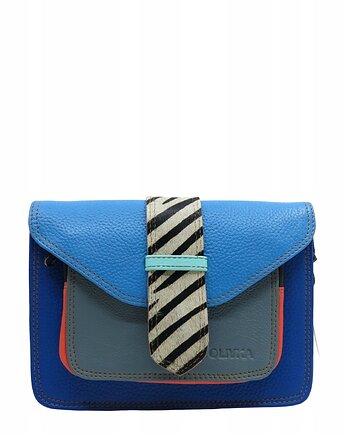 Torebka skórzana dwustronny odwracalny pasek damska listonoszka eko OLIVKA, Olivka Warsaw