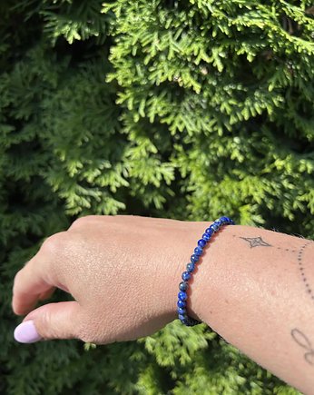 Bransoletka z kamienia naturalnego - Lapis Lazuli - STONE CARE, Silk & Stone Care