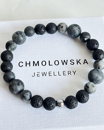 Bransoletka męska Larvikit, Chmolowska Jewellery