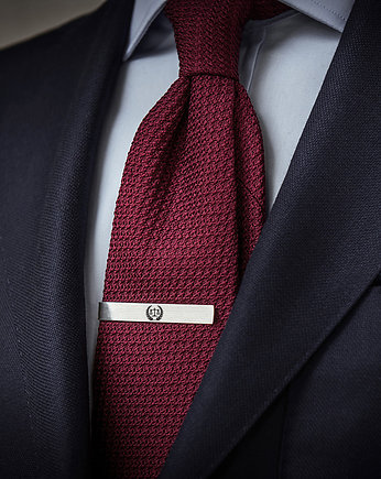 Srebrna spinka do krawata dla prawnika, OSOBY - Prezent dla emeryta