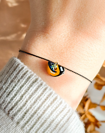 Bransoletka  sikorka bogatka zawieszka z ptaszkiem oryginalne dodatki, Dary Rusałki