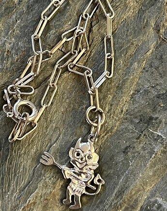 Bransoletka srebrna 925 - DIABEŁEK dla małego DIABEŁKA, Ade Art