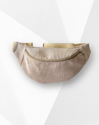 Nerka saszetka sztruksowa beżowa, Zdunetti