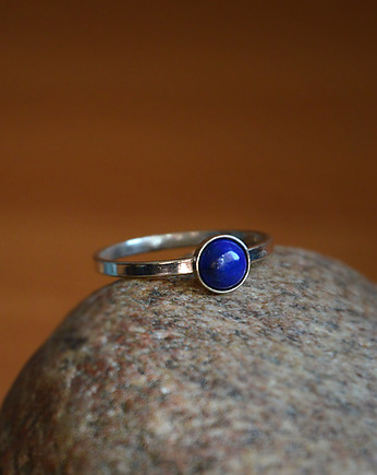 Lapis lazuli z Chile Pierścionek Srebro, Galeria Niepodzielone