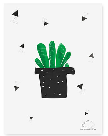 Plakat /grafika dziecięca Small Cactus, HUMPTY DUMPTY ROOM DECORATION