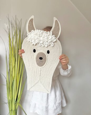 Alpaka na Ścianę -Dekoracja do Pokoju Dziecka i Niemowlaka, Styl Boho, renartgifts