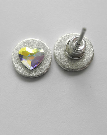 Kolczyki Swarovski SERDUSZKO , Katarzyna Kaminska ART