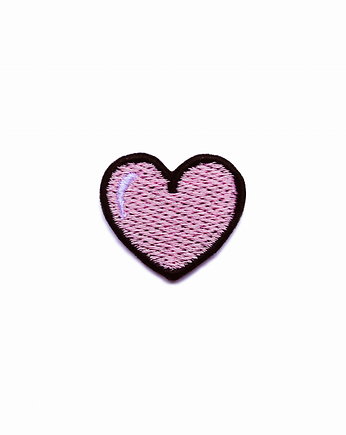 Naszywka haftowana małe różowe serce, OSOBY - Prezent dla dziewczynki