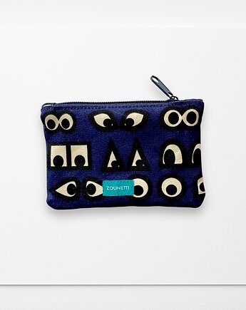 Portfelik mini - oczy świecące w ciemności - granatowy, Zdunetti