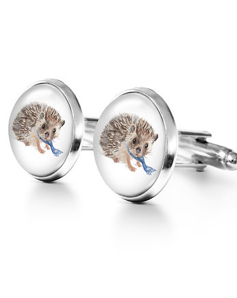 Jeżyk - spinki do mankietów, yenoo