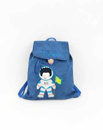 Plecak z kosmonautą, prezent dla chłopca, plecak z imieniem, Enitka Sweet Baby Room