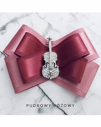 Brosza  Muzyczna NOWOŚĆ, Pudrowy Różowy