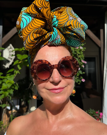 Chusta na turban MACHEL, Zebra Store