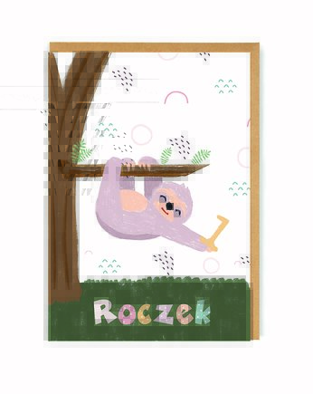 Urodzinowy leniwiec, adnama.studio
