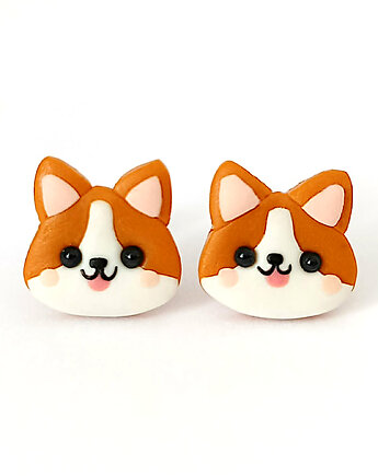 Kolczyki pieski Corgi, OMIFIMO
