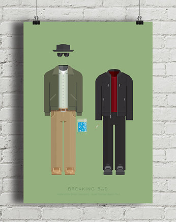 Plakat Breaking Bad, minimalmill