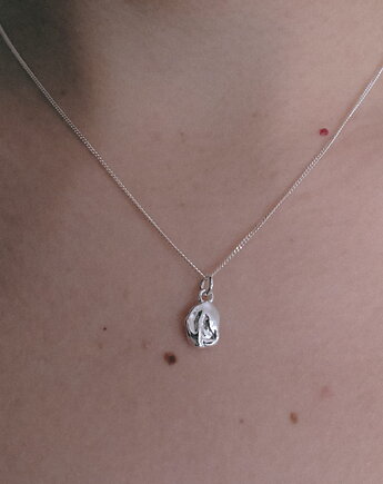 Naszyjnik Perełka łańcuszek pancerka, Vander jewelry