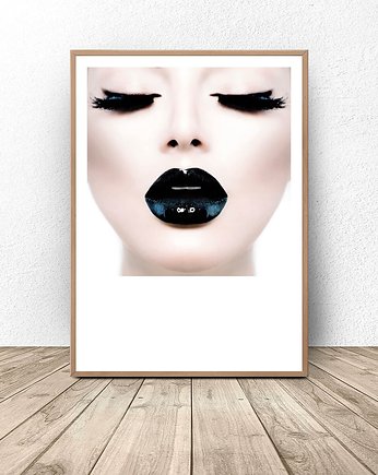 Plakat glamour "Black lips", scandiposter