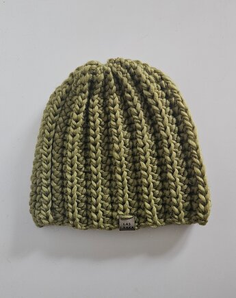 Czapka wełniana w kolorze zielonej oliwki, Las i Łąka