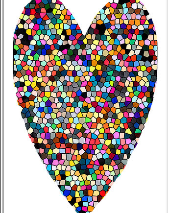 57. SERCE WITRAŻ - rysunek, plakat., kama4you