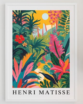 PLAKAT  St Tropez, Matisse obraz, kolorowa dekoracja ścienna, black dot studio