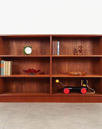 Regał tekowy, niemiecki design, lata 70, produkcja: RT M, Przetwory design