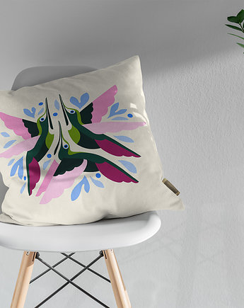 Poduszka dekoracyjna - Kolibry, ASARTEM
