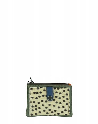 Portfel portfelik mały skórzany miejsce na bilon karty eko OLIVKA, Olivka Warsaw