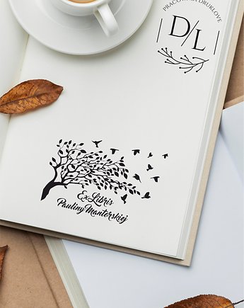 Stempel ex libris personalizowany Drzewo 2, DrukLove