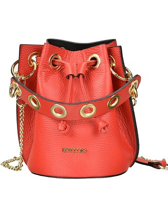 Torebka skórzana - worek (5486), BOSCCOLO