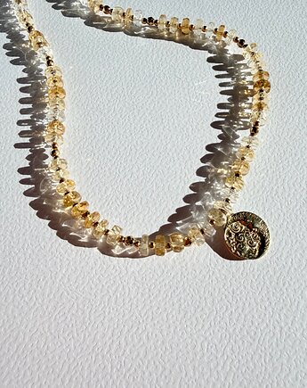 Naszyjnik z cytrynami Moon in the clouds, myMIRACLES